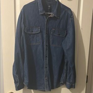 GAP Men's Dark Blue Shirt Jacket